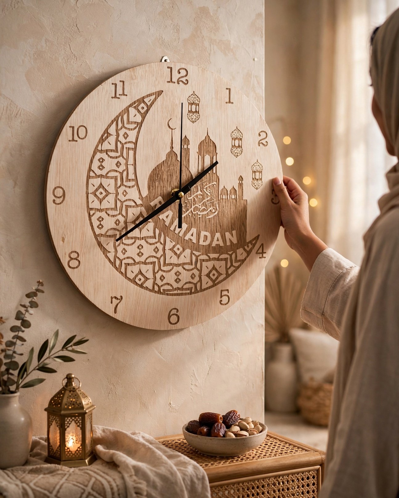 ساعة حائط ليزر تصميم 02